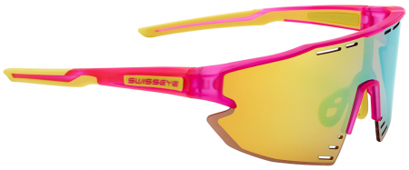 Swiss Eye Model Arrow - Crystal Pink / Yellow