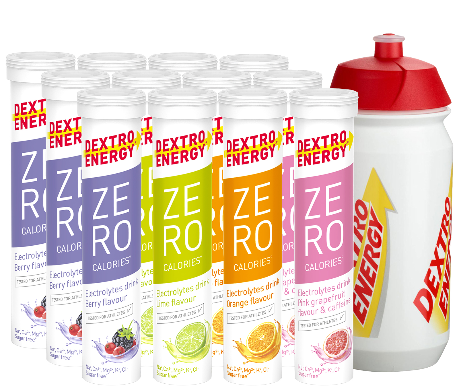 Dextro Energy Zero Calories Brausetabletten Box 12x80g