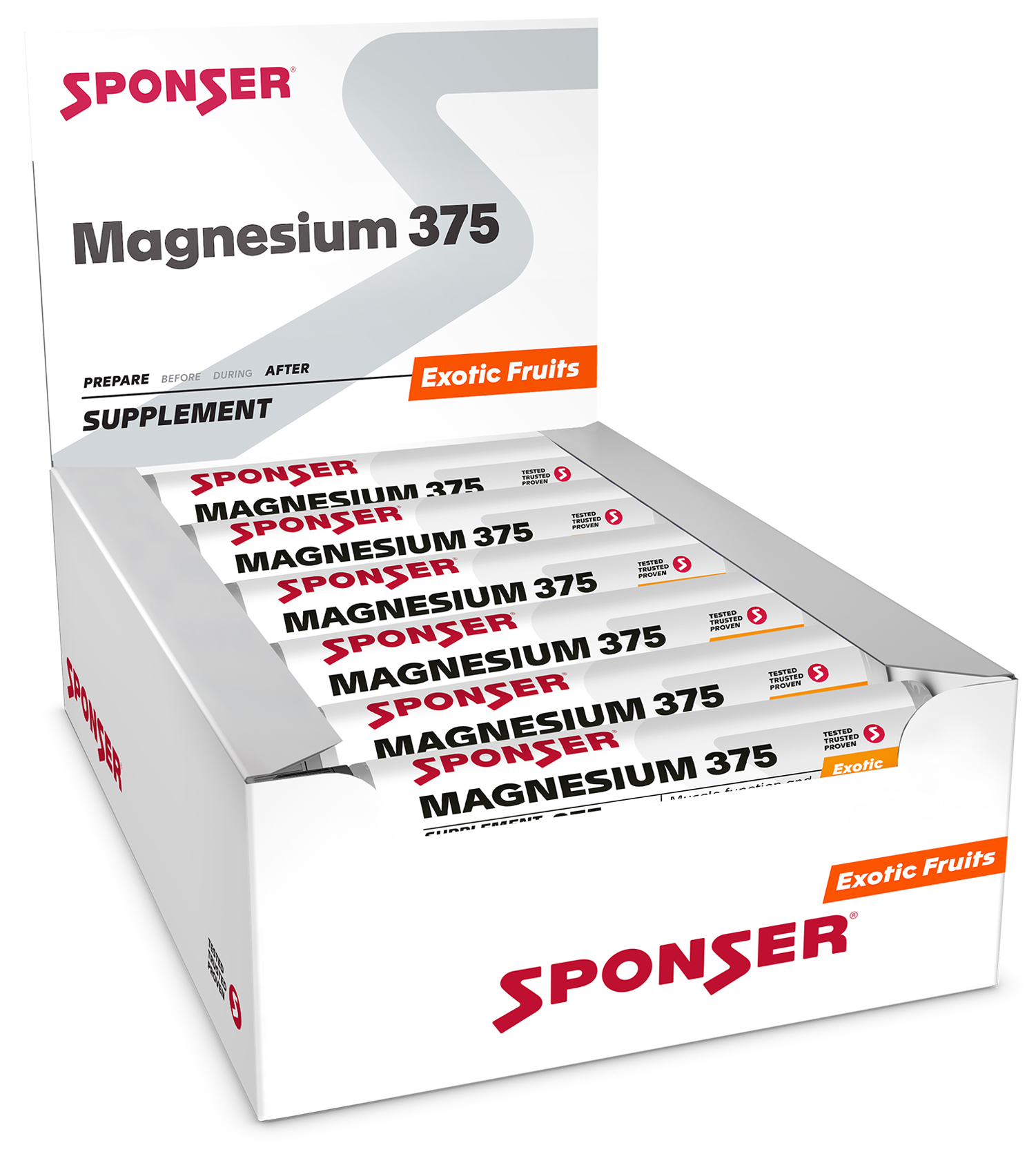 Sponser Magnesium 375 Box 30 Ampullen 25ml
