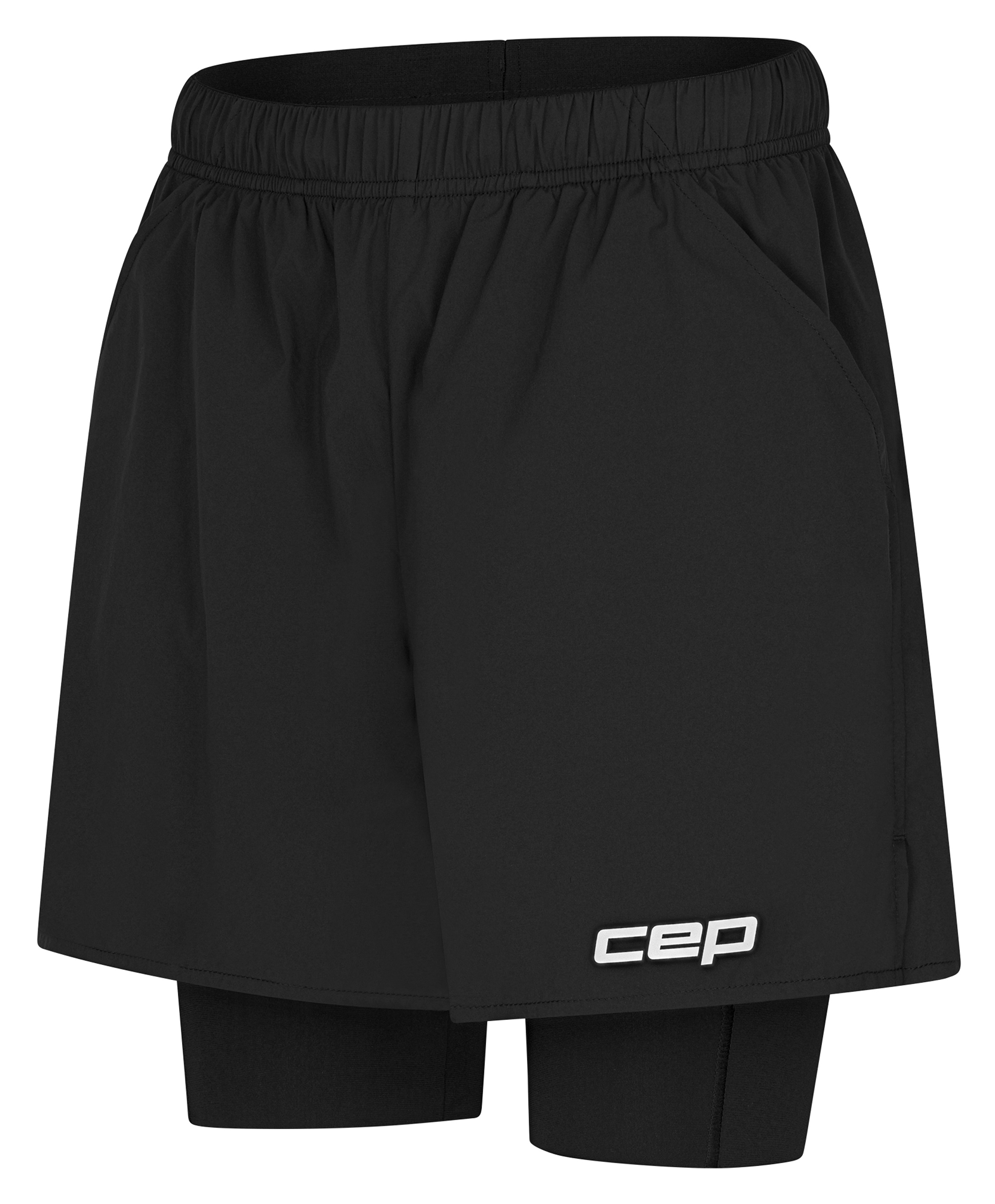 CEP Core Run Shorts 2in1 Damen Schwarz