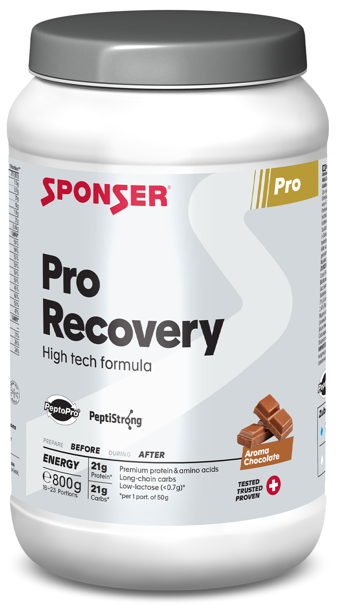 Sponser Pro Recovery 44/44 Schoko 800g