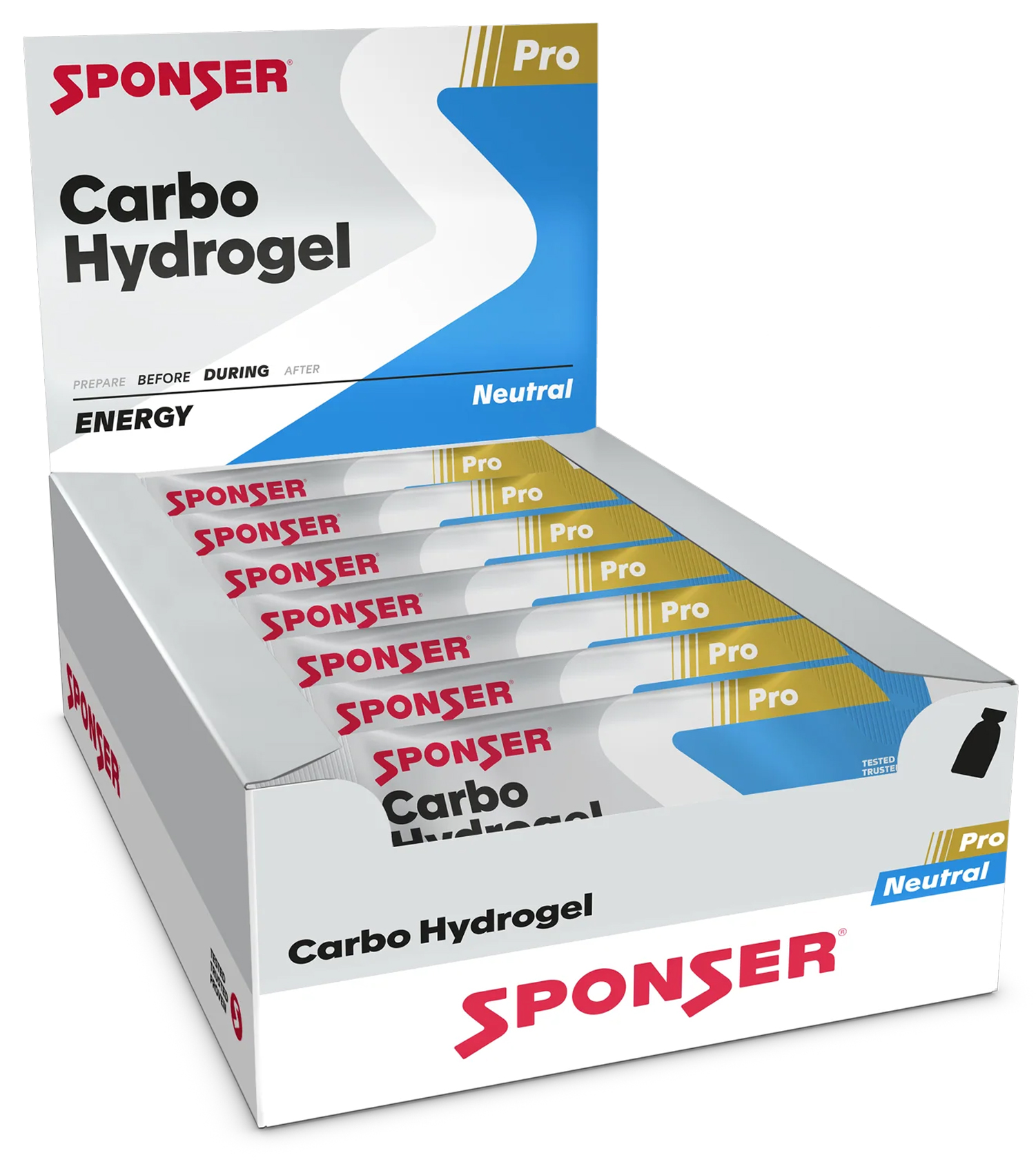Sponser Carbo Hydrogel Box 20 Beutel 60g