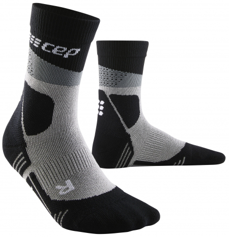CEP Max Cushion Hiking Mid Cut Socks Damen Grau/Schwarz