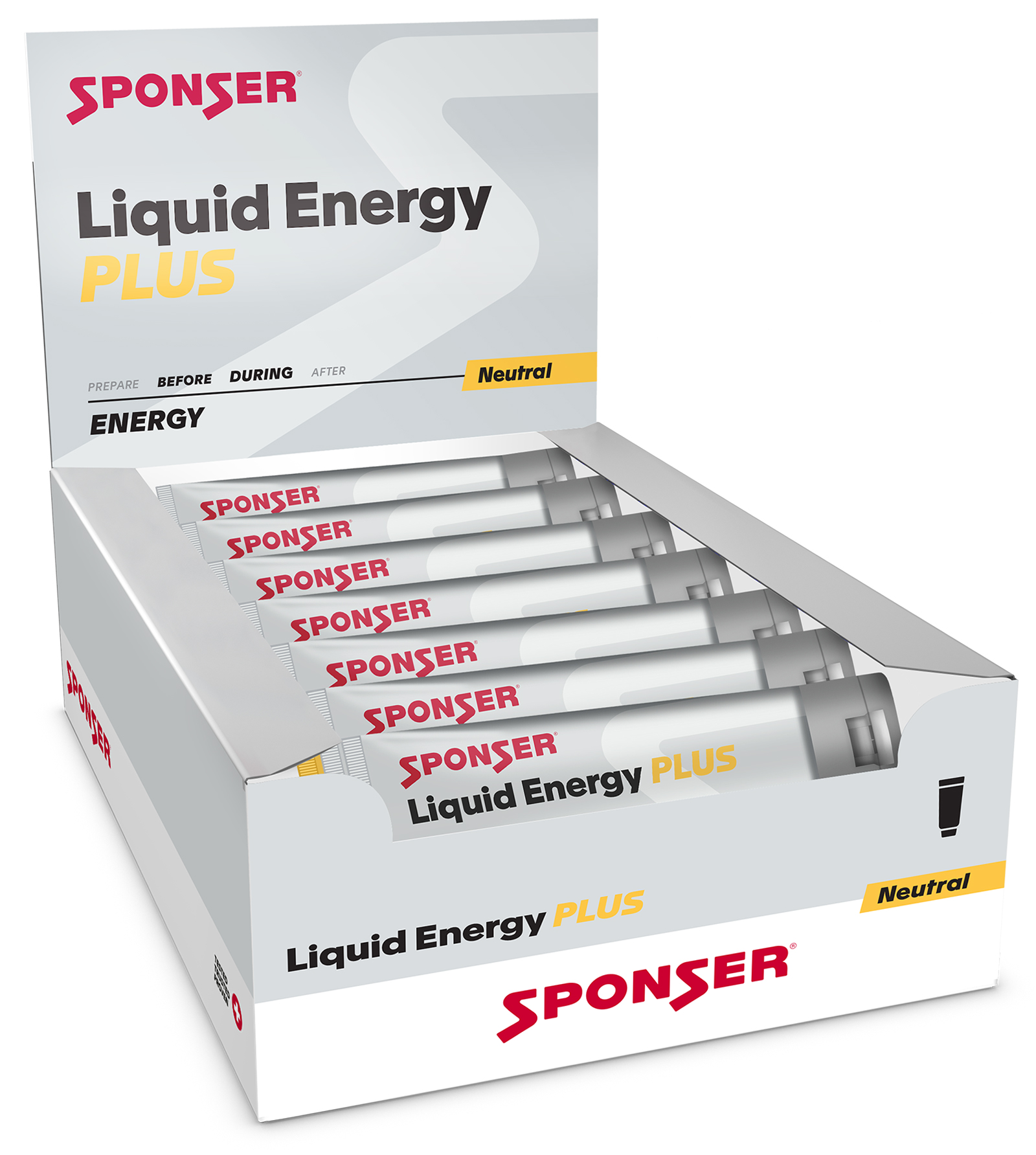 Sponser Liquid Energy Plus Karton 18 Tuben 70g