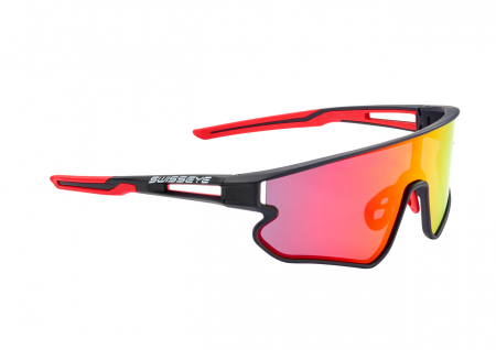 Swiss Eye Model Hurricane - Black Matt / Red