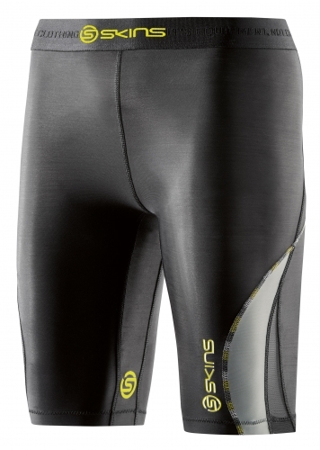 Skins DNAmic Compression Half Tight Damen Black/Limoncello