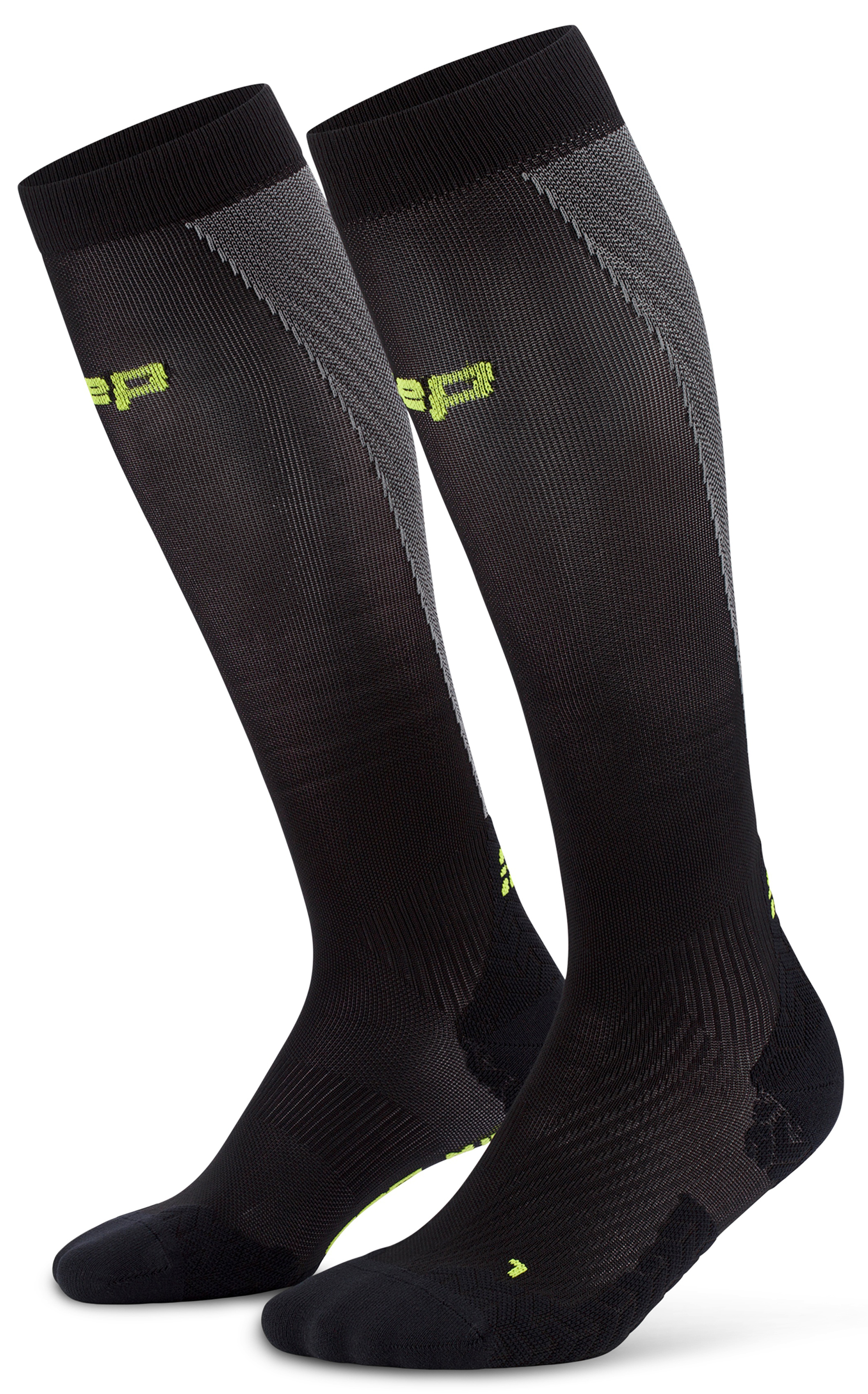 CEP Core Run Ultralight Compression Socks 4.0 Herren Schwarz Grau