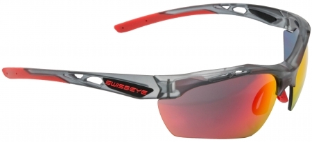 Swiss Eye Model Nucleo - Crystal Grey Matt / Red
