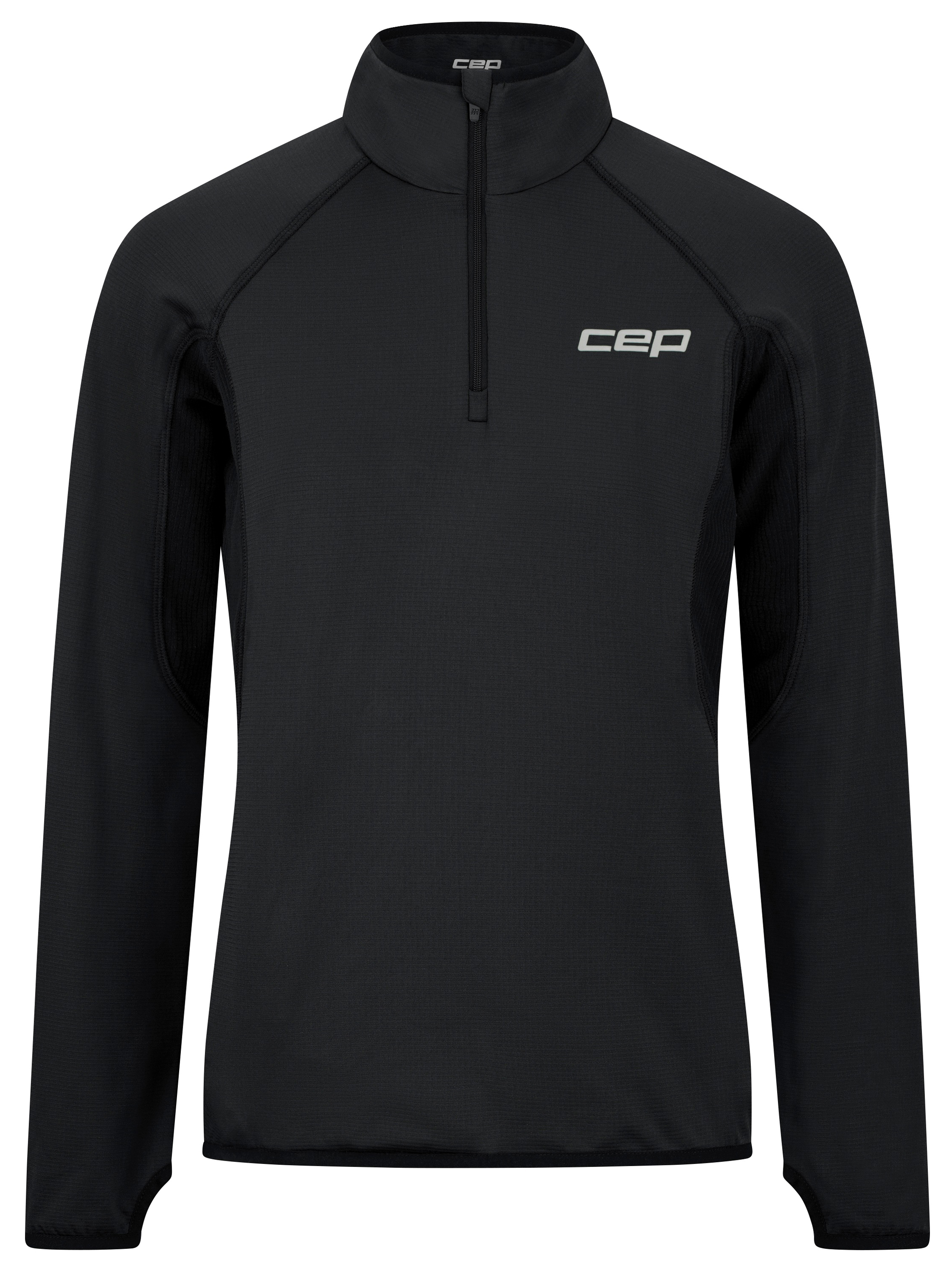 CEP Core Run Thermal Zip Shirt Long Sleeve Damen Schwarz