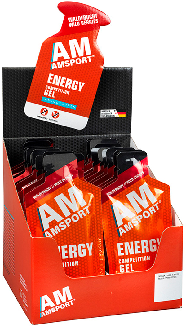 AMSPORT Energy Competition Gel Box 24 Beutel 45g