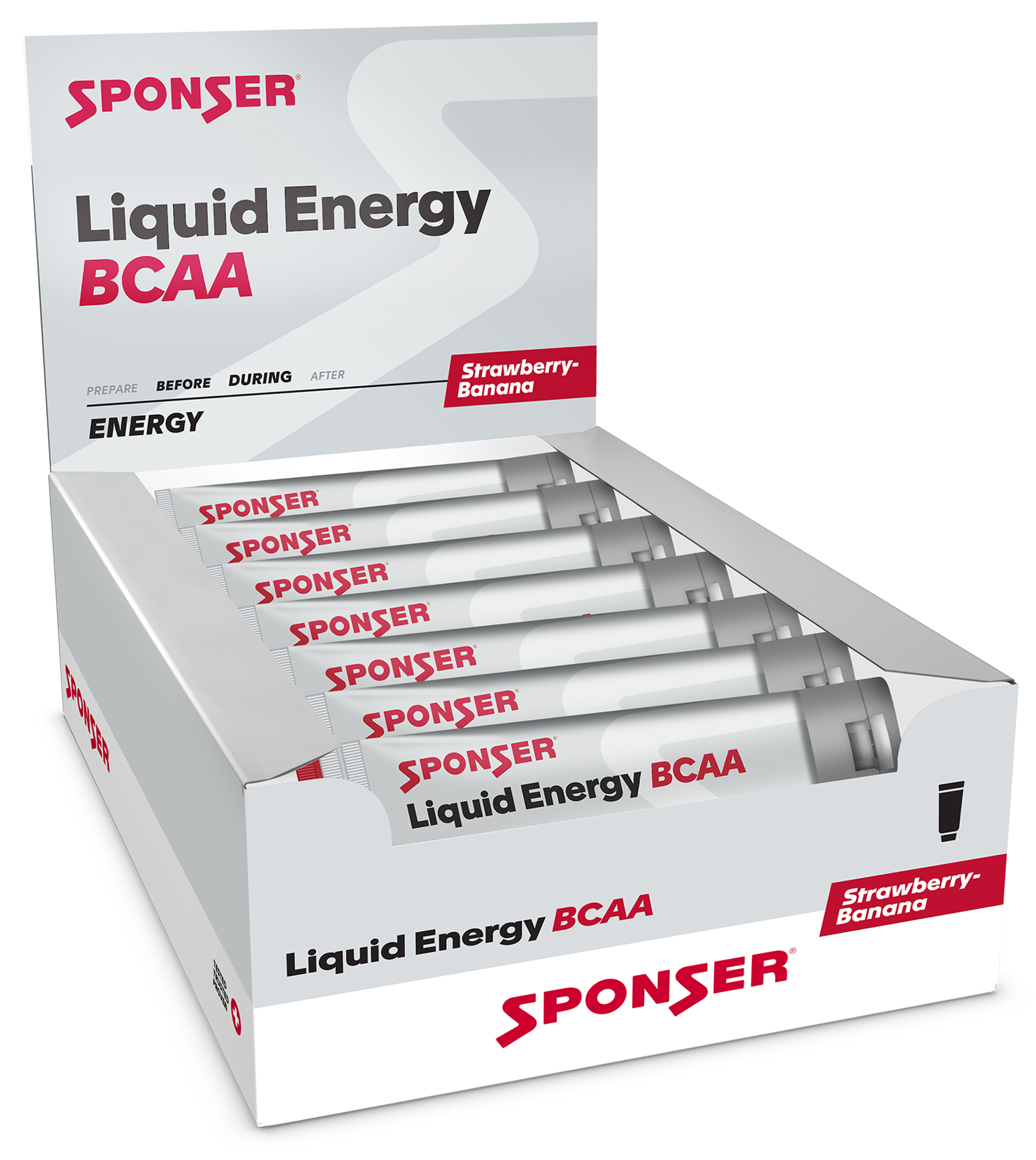 Sponser Liquid Energy BCAA Karton 18 Tuben 70g