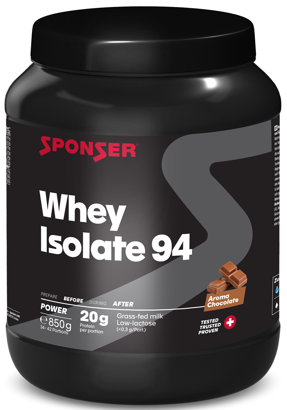 Sponser Whey Isolate 94 CFM 850g