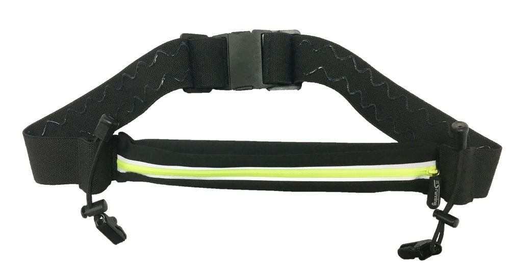 It´s Running Single Race Belt Schwarz Gelb