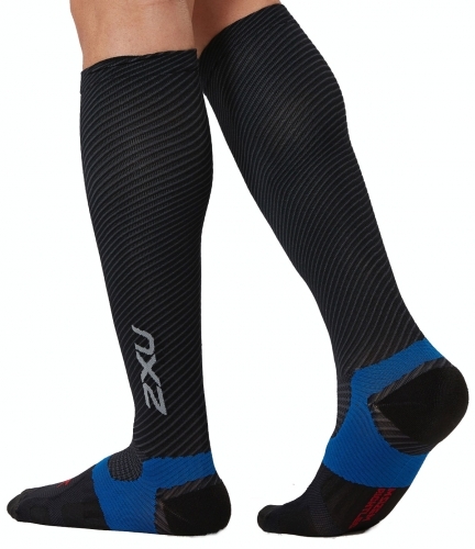 2XU Compression Elite Lite X-Lock Socks Herren Schwarz