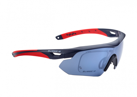 Swiss Eye Model Nighthawk Sports RX - Dark Blue Matt / Warm Red
