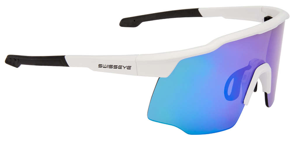 Swiss Eye Model Racer - White Matt / Black