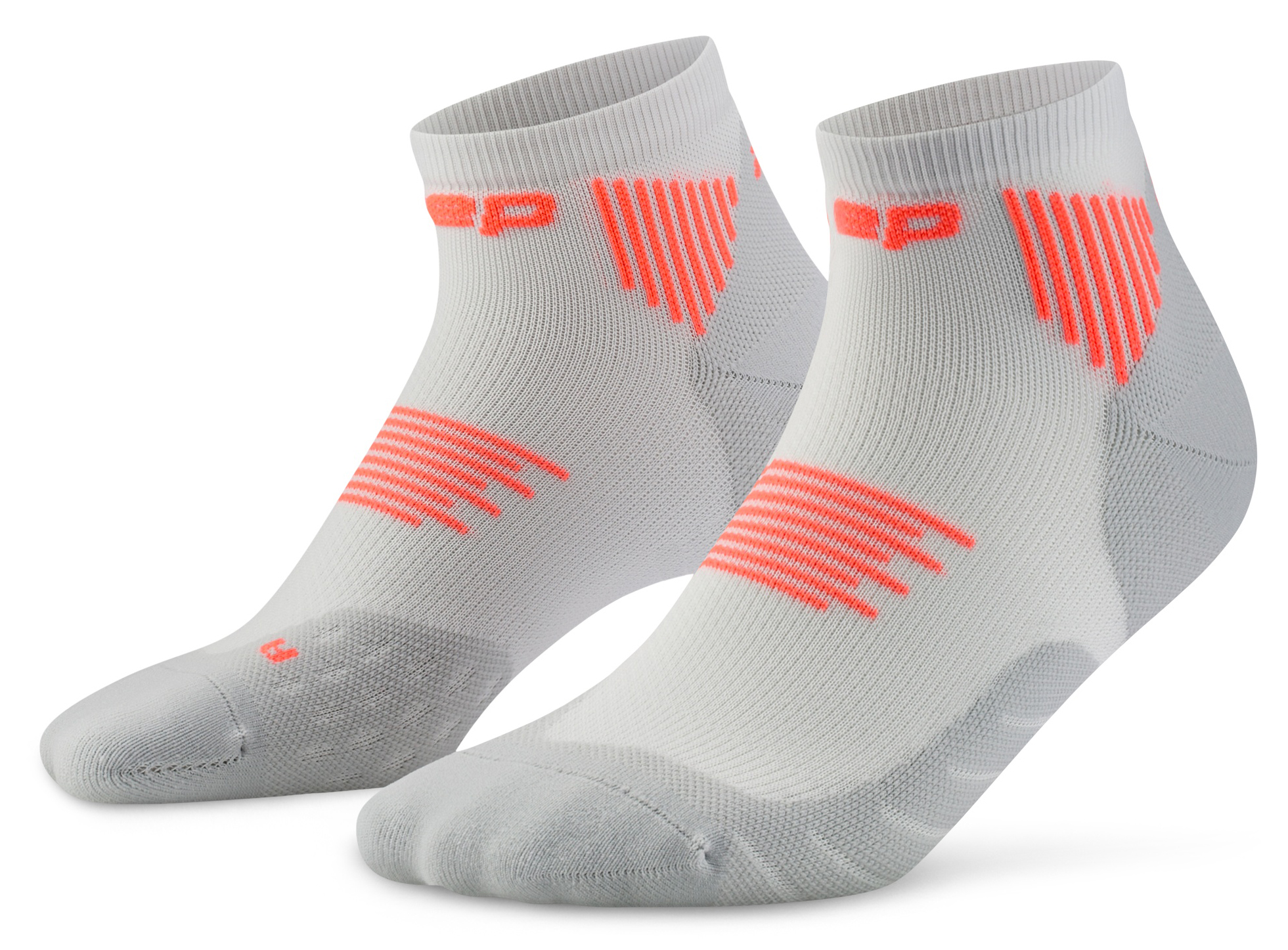 CEP Core Run Low Cut Compression Socks 5.0 Damen Grau