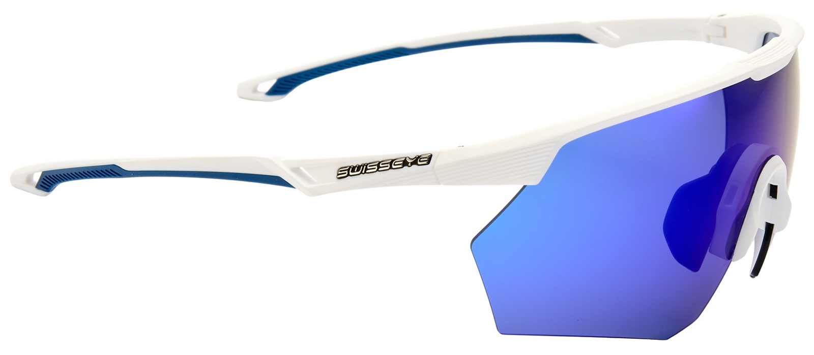 Swiss Eye Model Flow - White Matt / Blue