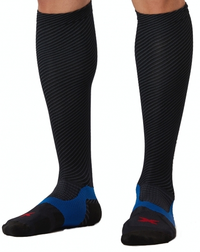 2XU Compression Elite Lite X-Lock Socks Herren Schwarz
