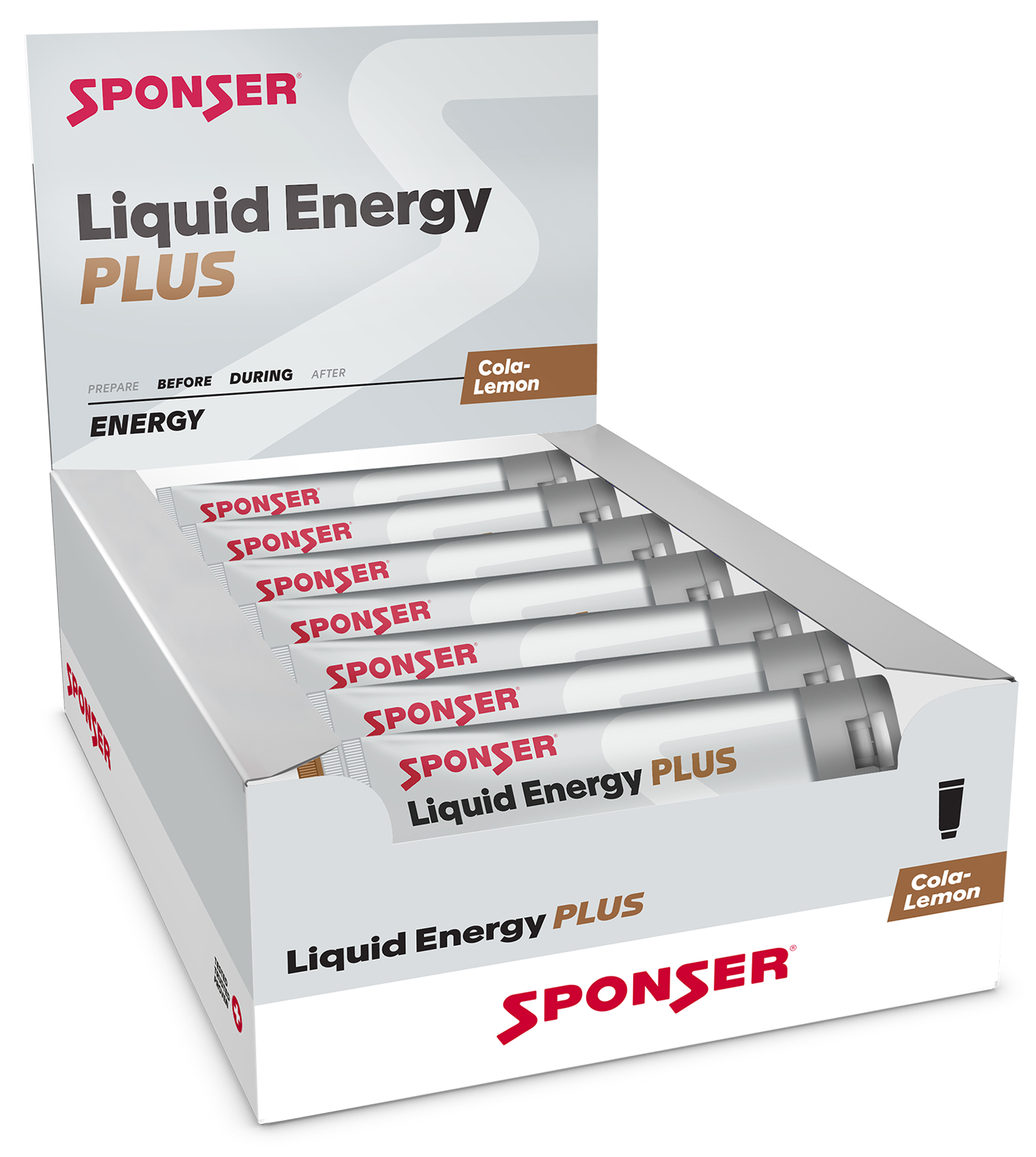 Sponser Liquid Energy Plus Karton 18 Tuben 70g