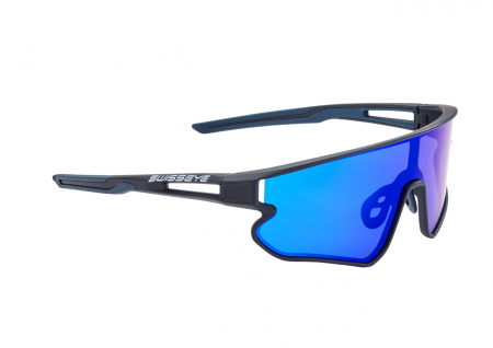Swiss Eye Model Hurricane - Black Matt / Dark Blue