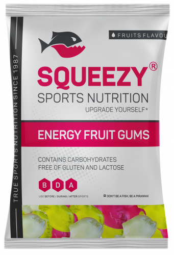 Squeezy Energy Fruit Gum 100g Beutel