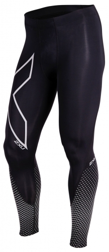2XU Reflect Compression Long Tight Herren Schwarz/Silber
