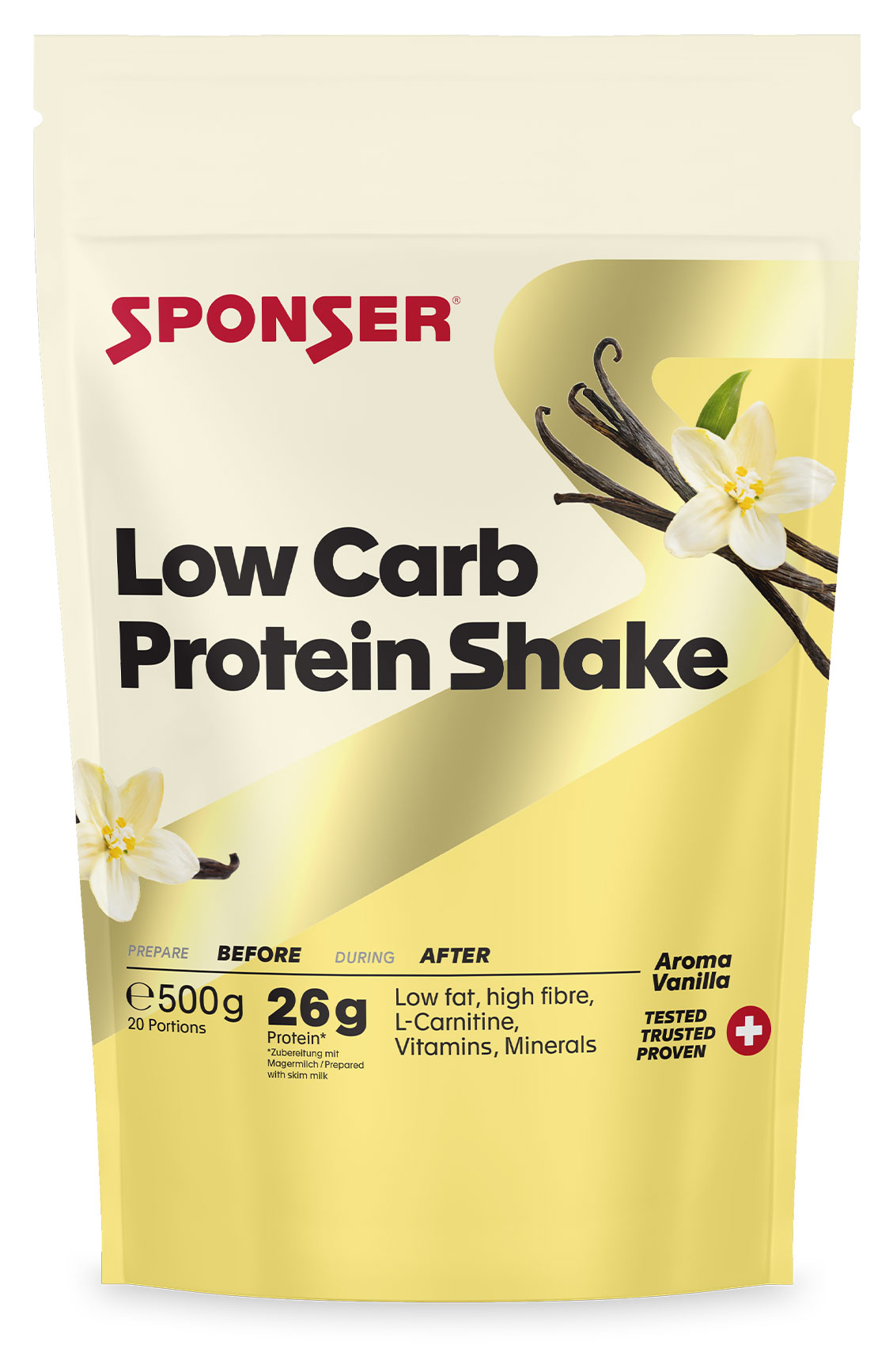 Sponser Low Carb Protein Shake 500g