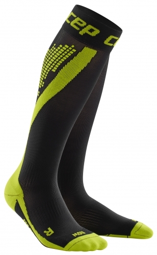 CEP Nighttech Run Compression Socks Damen Schwarz/Grün