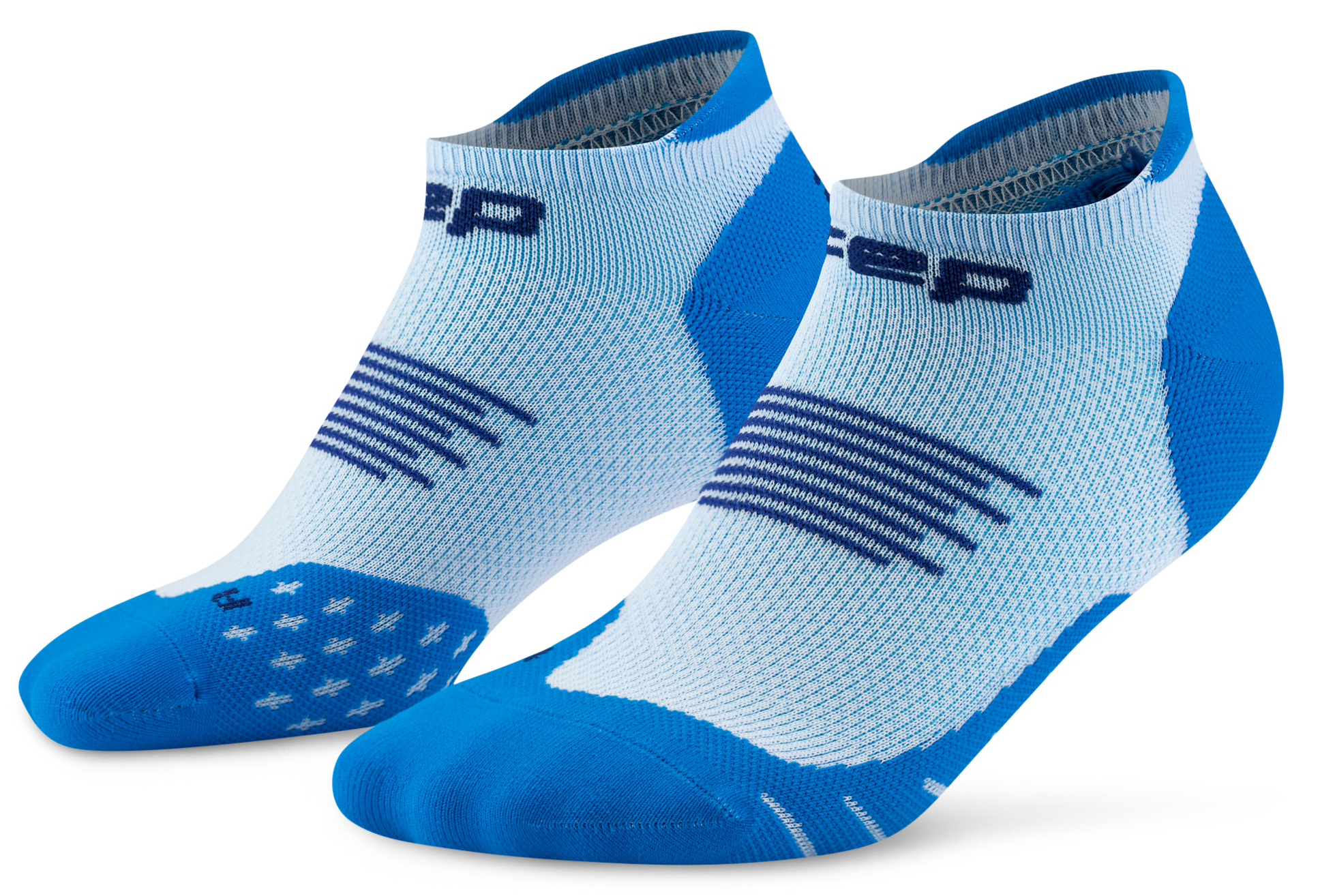 CEP Core Run No Show Compression Socks 5.0 Damen Blau Ice