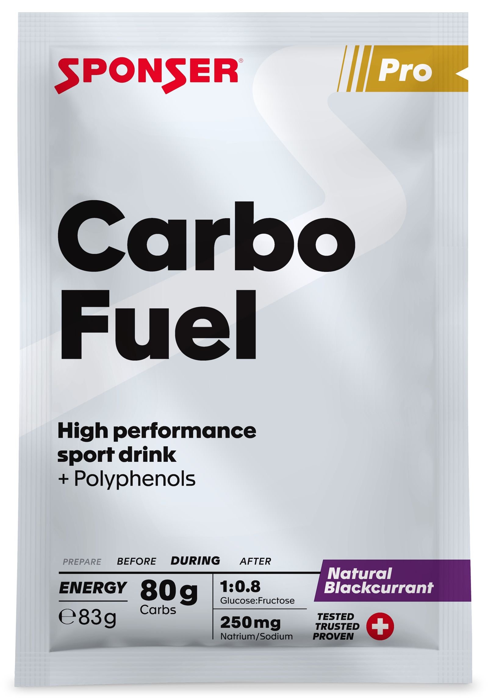 Sponser Carbo Fuel High Performance Sports Drink 10x83g Beutel