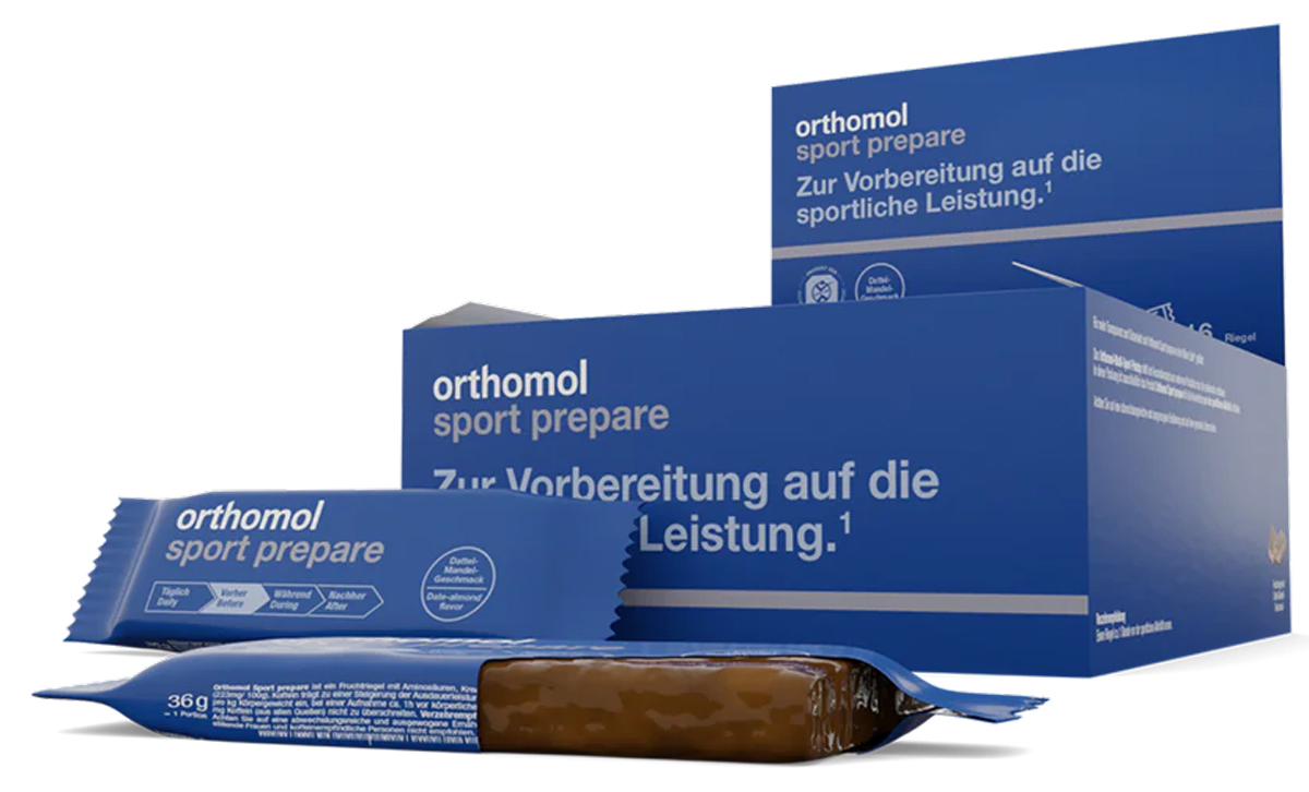Orthomol Sport Prepare Karton 16 Riegel 40g