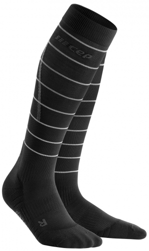 CEP Run Reflective Compression Socks Herren Schwarz