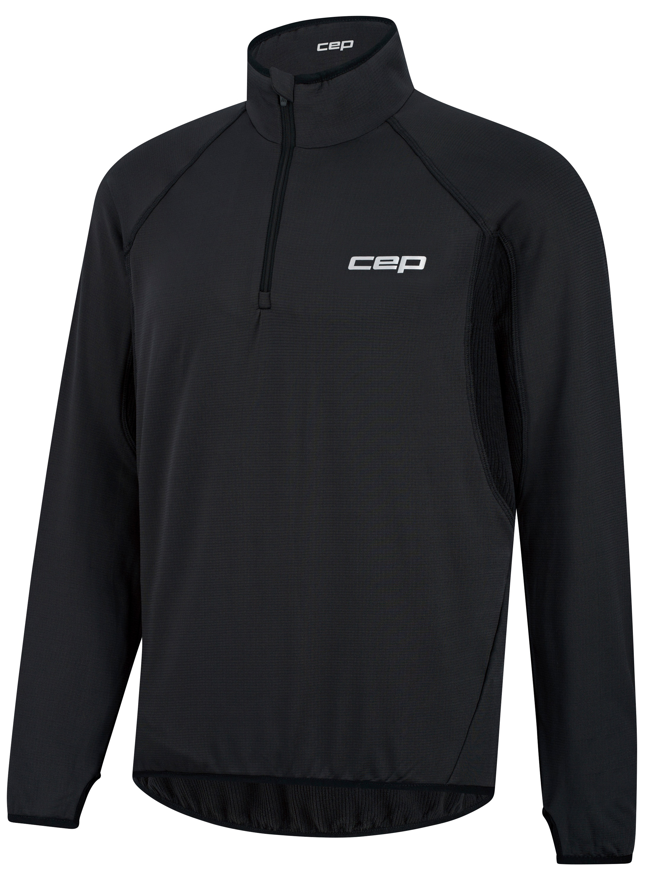 CEP Core Run Thermal Zip Shirt Long Sleeve Herren Schwarz