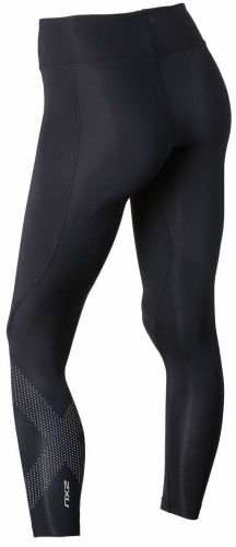 2XU Perform Mid-Rise Compression Long Tight Damen Schwarz