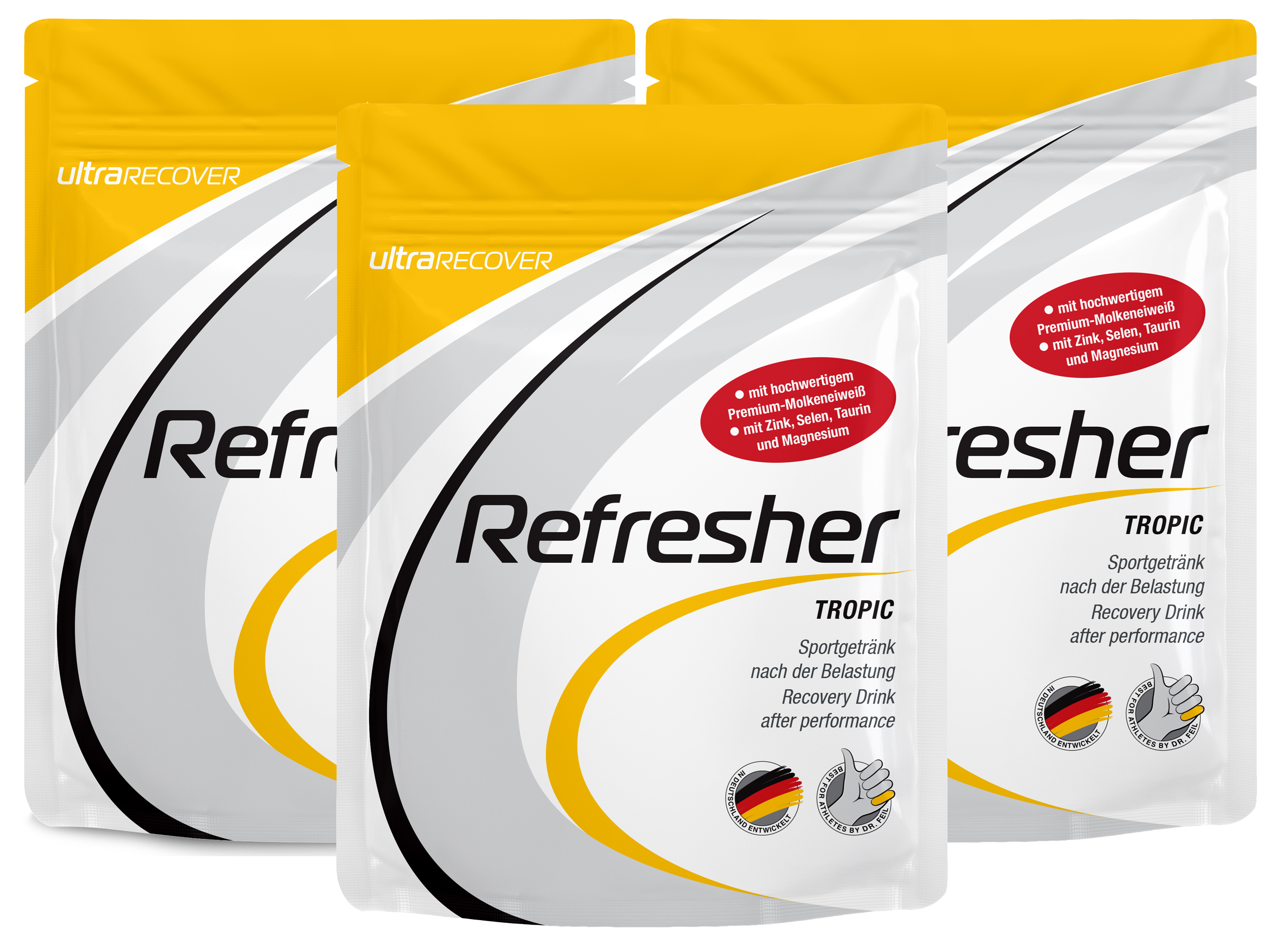 Ultra Sports Refresher 3x500g Standbodenbeutel