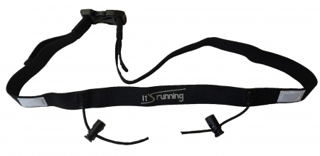 It´s Running Race Number Belt Pro Schwarz
